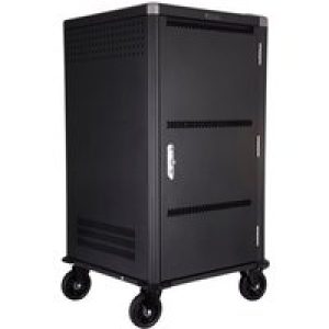 V7 CHGCT30-1K cart - for 30 tablets / notebooks - grey, black
