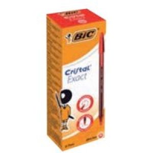 BIC Cristal Exact - ballpoint pen - red (pack of 20)