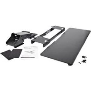 StarTech.com Under Desk-Mount Keyboard Tray - 26.4” Wide - Adjustable - Ergonomic Slide-Out Keyboard Shelf with Tilt and Swivel (KBTRAYADJ) - keyboard drawer