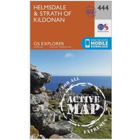 Ordnance Survey Explorer Active 444 Helmsdale & Strath Of Kildonan Map With Digital Version - Orange, Orange Ordnance Survey Explorer Active 444 Helmsdale & Strath Of Kildonan Map With Digital Version - Orange, Orange