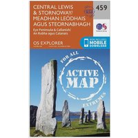 Ordnance Survey Explorer Active 459 Central Lewis & Stornaway Map With Digital Version - Orange, Orange Ordnance Survey Explorer Active 459 Central Lewis & Stornaway Map With Digital Version - Orange, Orange