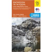 Ordnance Survey Ol 17 Explorer Snowdon Map - Orange, Orange Ordnance Survey Ol 17 Explorer Snowdon Map - Orange, Orange