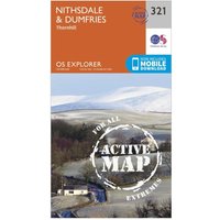 Ordnance Survey Explorer Active 321 Nithsdale & Dumfries Map With Digital Version, D Ordnance Survey Explorer Active 321 Nithsdale & Dumfries Map With Digital Version, D
