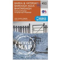 Ordnance Survey Explorer Active 452 Barra & Vatersay Map With Digital Version, D Ordnance Survey Explorer Active 452 Barra & Vatersay Map With Digital Version, D