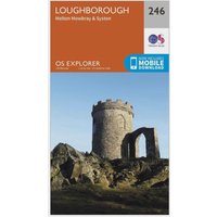 Ordnance Survey Explorer 246 Loughborough, Melton Mowbray & Syston Map With Digital Version - Orange, Orange Ordnance Survey Explorer 246 Loughborough, Melton Mowbray & Syston Map With Digital Version - Orange, Orange