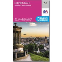 Ordnance Survey Landranger 66 Edinburgh, Penicuik & North Berwick Map With Digital Version - Pink, Pink Ordnance Survey Landranger 66 Edinburgh, Penicuik & North Berwick Map With Digital Version - Pink, Pink