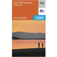 Ordnance Survey Explorer 256 Kintyre South Campeltown Map With Digital Version - Orange, Orange Ordnance Survey Explorer 256 Kintyre South Campeltown Map With Digital Version - Orange, Orange