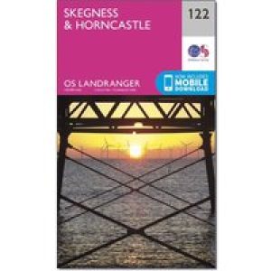 Ordnance Survey Landranger 122 Skegness & Horncastle Map With Digital Version - Pink, Pink
