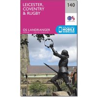 Ordnance Survey Landranger 140 Leicester, Coventry & Rugby Map With Digital Version, D Ordnance Survey Landranger 140 Leicester, Coventry & Rugby Map With Digital Version, D