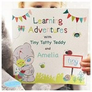 The Personalised Memento Company Personalised Tiny Tatty Teddy Learning Adventure Book, One Colour, Women