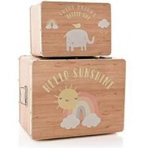 Petit Cheri Set of 2 Storage Boxes, One Colour, Women