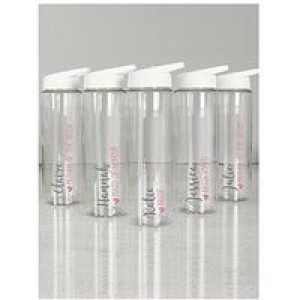 The Personalised Memento Company Personalised Wedding Party Water Bottle, Bride, Women