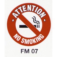 Beaverswood Floor Marker 430mm dia. No Smoking Beaverswood Floor Marker 430mm dia. No Smoking