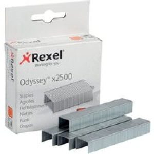 Rexel Odyssey - staples - silver - pack of 2500