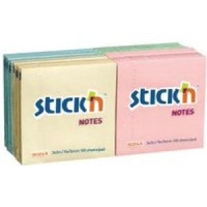 Stick'n Regular - cubic note block - 76 x 76 mm - 1200 sheets (12 x 100)