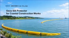 Silt Curtain and Silt Protector for Coastal and Riverside Construction | DAEHAN i.m.